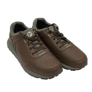 Merrell Capron Men's Casual Lace up Vegan Leather Shoe sneaker 9 Brown J003557